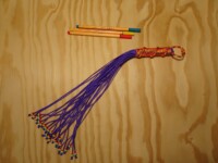 Small flogger with rainbow beads Small floggers with rainbow beads