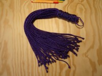 Purple knot flogger Purple knot flogger