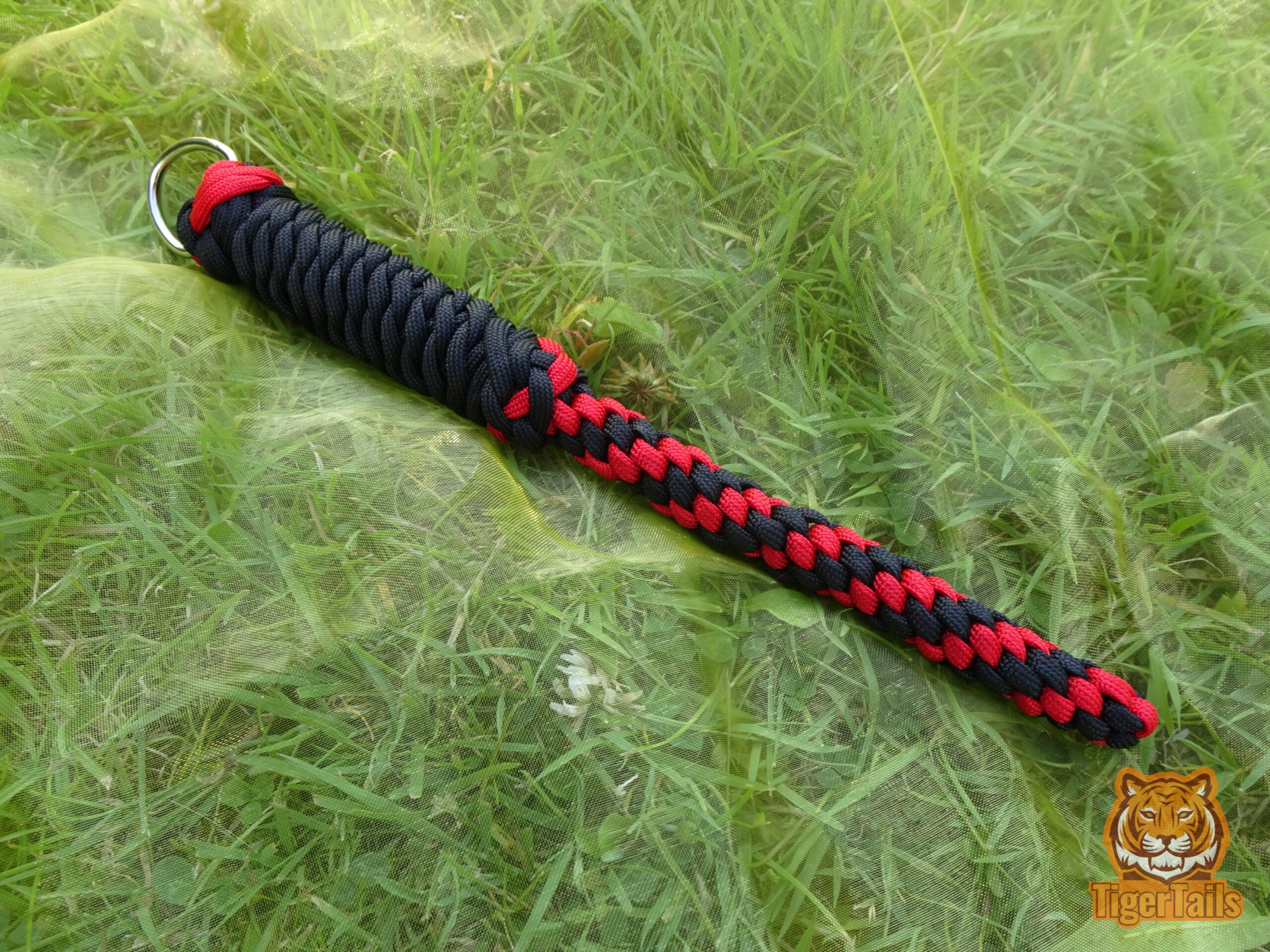 Shorttail black & red spiral